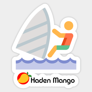 Windsurfer Tribute Design Sticker